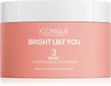 Маска для волос ICONIQUE Professional BRIGHT LIKE YOU Colour Shine Protection для окрашенных, защита цвета, 200 мл — фото 1