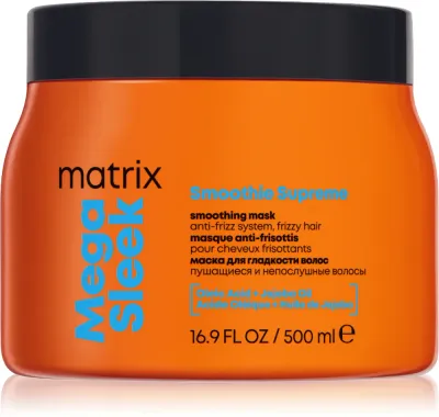 Маска для гладкости волос Matrix Mega Sleek Smoothing Mask, кремовая, против пушистости, 500 мл