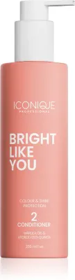 Кондиционер для окрашенных волос ICONIQUE Professional BRIGHT LIKE YOU Colour Shine Protection защита цвета, разглаживающий, 250 мл
