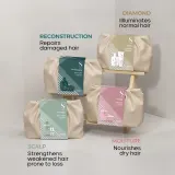 Набор для волос Alfaparf Milano Semi di Lino Diamond Duo Kit шампунь и кондиционер, для блеска, 2 предмета, 2 шт — фото 4