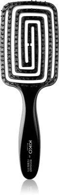 Щётка для волос плоская KIKO Milano Frizz-Guard с эргономичной формой, для мокрых и сухих волос, 1 шт
