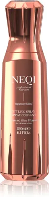 Спрей для укладки волос NEQI Diamond Glass Ultimate Styling spray, термозащита