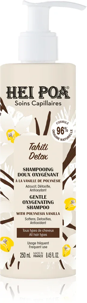 Шампунь для волос Hei Poa Tahiti Detox очищающий, для всех типов волос, 250 мл