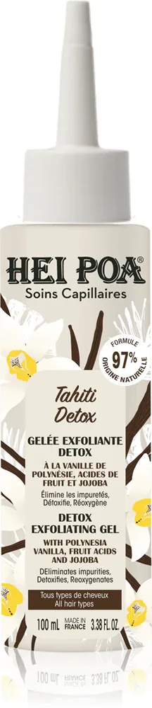 Пилинг для волос Hei Poa Tahiti Detox очищающий, для кожи головы, 100 мл
