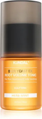 Тоник для волос KUNDAL Beer Yeast EX Root Volume Tonic для объёма у корней, 100 мл Herb Mint