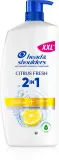 Head & Shoulders Citrus Fresh 2in1 - Шампунь и кондиционер против перхоти Head Shoulders Citrus Fresh 2in1 для жирных волос, с цитрусовым ароматом, 800 мл — фото 1