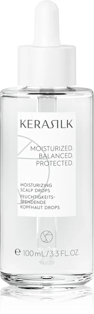 Капли для кожи головы KERASILK Specialists Moisturizing Scalp Drops увлажняющие, несмываемые, 100 мл