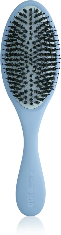 Расчёска для волос Olivia Garden Club The Reset Detangling Shine Hairbrush с щетиной кабана и нейлона, 1 шт Blue