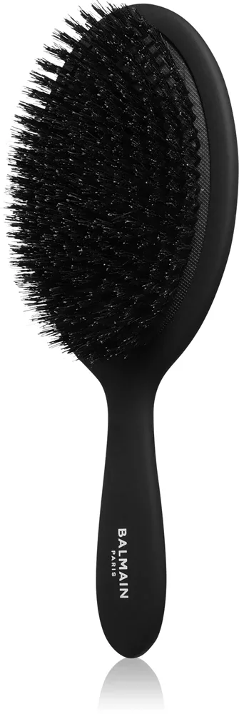 Щётка для волос круглая Balmain Hair Couture Spa Brush из щетины кабана, для укладки феном, 1 шт