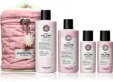 Набор для объёма волос Maria Nila Pure Volume Beauty Bag, шампунь и кондиционер, с пантенолом, 4 шт — фото 1