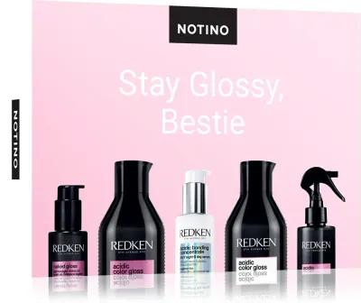 Набор для ухода за волосами Beauty Discovery Box Notino Stay Glossy, Bestie с миниатюрами средств для окрашенных волос do wszystkich rodzajów włosów