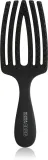 Расчёска для волос Olivia Garden Club The Nomad Detangling Shine Fingerbrush компактная, с щетиной кабана и нейлона, 1 шт Black — фото 1