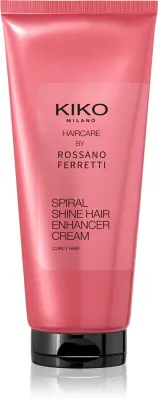Крем для волос KIKO Milano Spiral Shine Hair Enhancer Cream несмываемый, для вьющихся волос, 200 мл