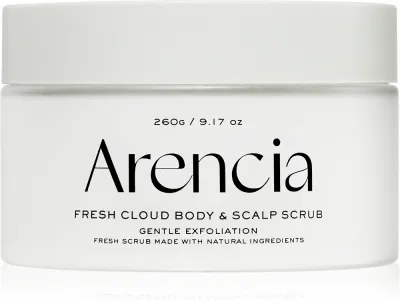 Скраб для тела Arencia Fresh Cloud White Tea и Neroli отшелушивающий, смягчающий, 260 г