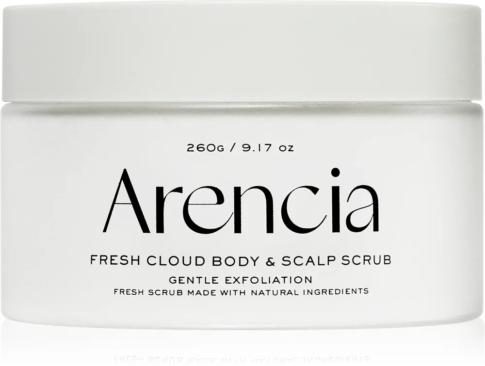 Скраб для тела Arencia Fresh Cloud White Tea и Neroli отшелушивающий, смягчающий, 260 г