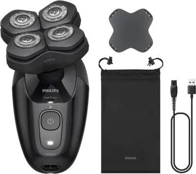 Машинка для стрижки волос Philips Series 5000 HS5980/15 с титановыми лезвиями, водонепроницаемая, 1 шт