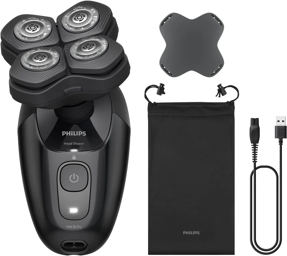 Машинка для стрижки волос Philips Series 5000 HS5980/15 с титановыми лезвиями, водонепроницаемая, 1 шт