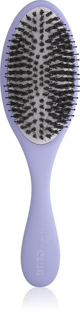 Расчёска для волос Olivia Garden Club The Reset Detangling Shine Hairbrush с щетиной кабана и нейлона, 1 шт Lilac