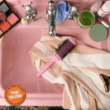 Брашинг для волос Olivia Garden Club The Glow Blowout Ceramic Round Brush Pink керамический, розовый, 1 шт M — фото 2