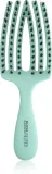 Расчёска для волос Olivia Garden Club The Nomad Detangling Shine Fingerbrush компактная, с щетиной кабана и нейлона, 1 шт Mint — фото 1