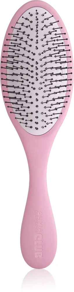 Расчёска для волос Olivia Garden Club The Reset Wet Curly Detangling Hairbrush для распутывания, с нейлоновой щетиной, 1 шт
