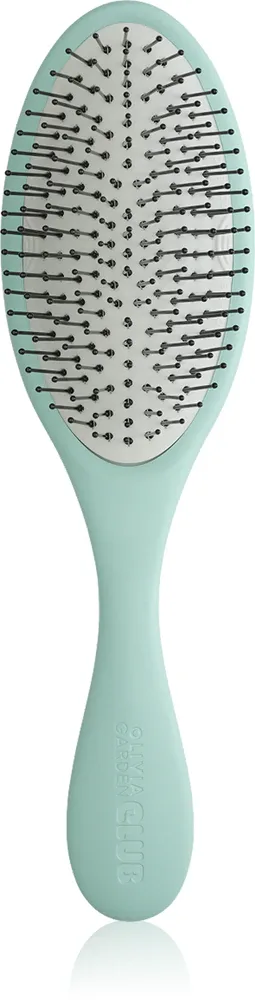 Расчёска для волос Olivia Garden Club The Reset Wet Curly Detangling Hairbrush для распутывания, с нейлоновой щетиной, 1 шт Mint