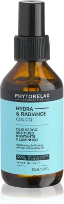 Сухое масло для тела Phytorelax Laboratories Coconut быстро впитывающееся, питательное, 100 мл