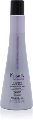 Шампунь для осветлённых волос Phytorelax Laboratories Keratin No-Yellow против желтизны, 250 мл
