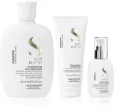 Набор для волос Alfaparf Milano Semi di Lino Diamond Kit шампунь, кондиционер и несмываемый уход, для ежедневного применения, 3 предмета, 3 шт — фото 1
