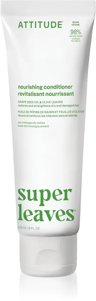 Кондиционер для волос Attitude Super Leaves Nourishing Conditioner питательный, с маслом ши, 240 мл