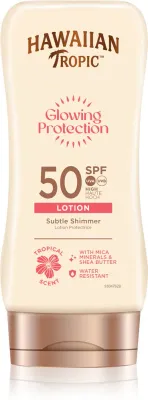 Молочко солнцезащитное Hawaiian Tropic Glowing Protection Sunscreen Lotion водостойкое, с маслом ши