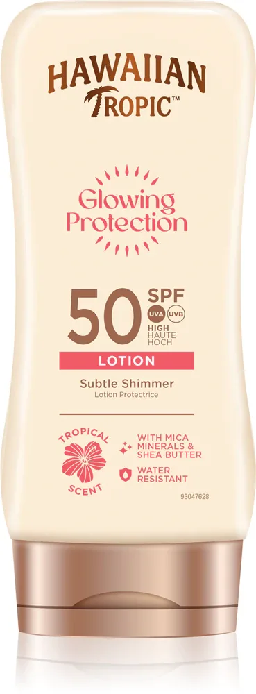 Молочко солнцезащитное Hawaiian Tropic Glowing Protection Sunscreen Lotion водостойкое, с маслом ши
