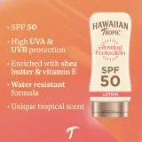 Молочко солнцезащитное Hawaiian Tropic Glowing Protection Sunscreen Lotion водостойкое, с маслом ши — фото 2