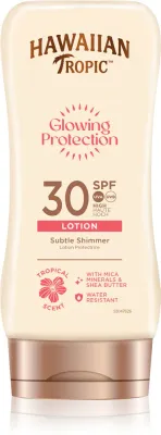 Молочко солнцезащитное Hawaiian Tropic Glowing Protection Sunscreen Lotion водостойкое, для естественного загара