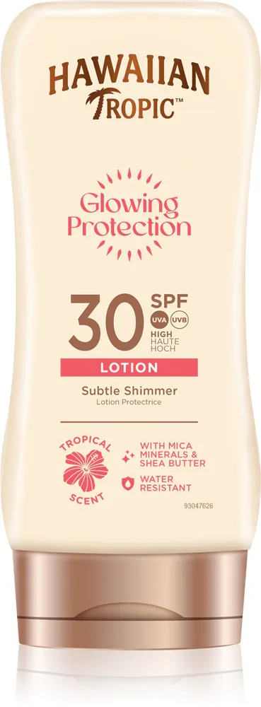 Молочко солнцезащитное Hawaiian Tropic Glowing Protection Sunscreen Lotion водостойкое, для естественного загара
