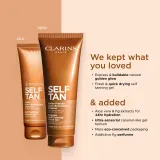Автозагар для тела и лица Clarins Self Tan Express Self-Tanning Fresh Gel гель, с цветочным ароматом, 125 мл — фото 8
