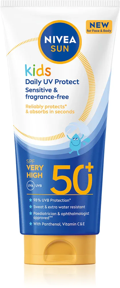 Молочко NIVEA SUN Kids солнцезащитное, для детей, 100 мл SPF 50+