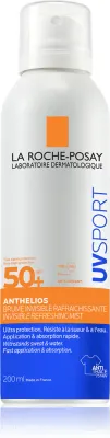 Мист солнцезащитный La Roche-Posay Anthelios UV Sport Invisible Refreshing Mist SPF 50+, освежающий, 200 мл SPF 50+