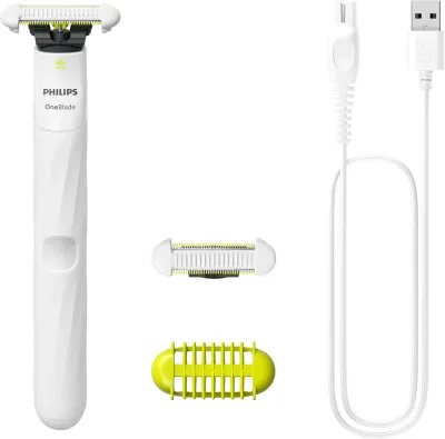 Триммер для тела Philips OneBlade Intimate QP1924/30 для интимных зон, моющийся, с зарядкой USB, 1 шт