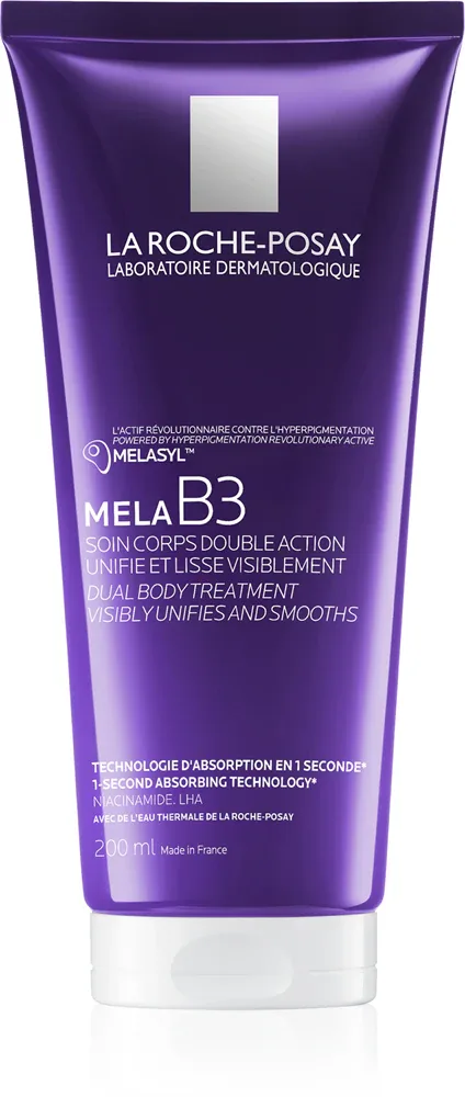 Крем для тела La Roche-Posay Mela B3 Dual Body Treatment против пигментных пятен, выравнивающий тон, 200 мл