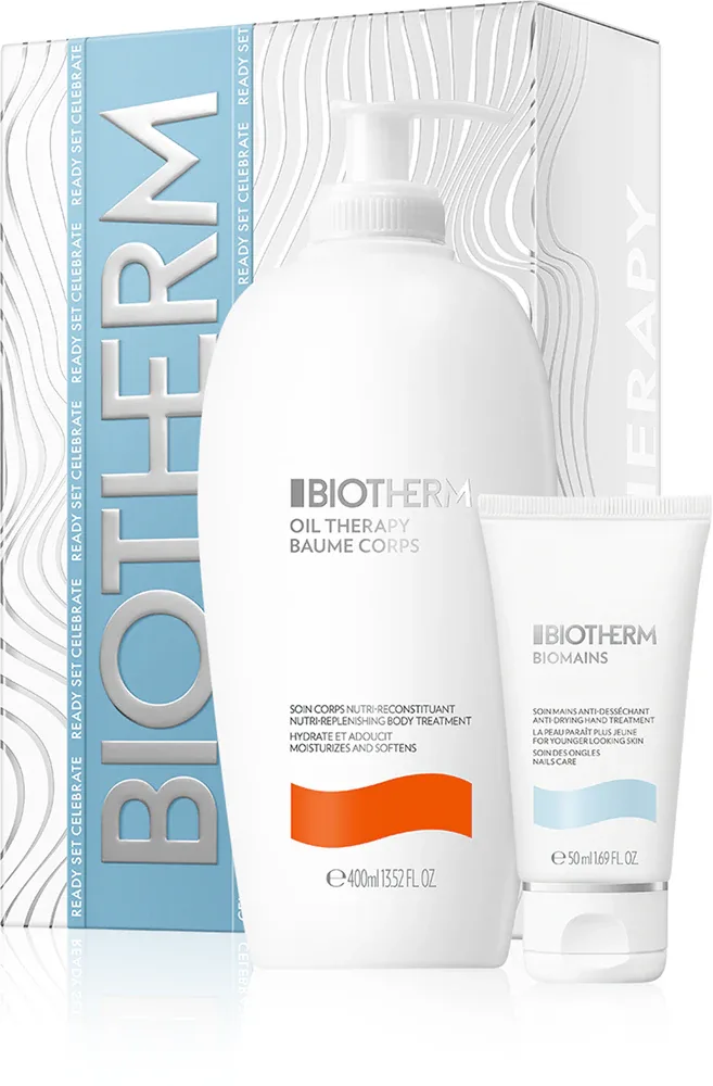 Набор для ухода за телом Biotherm Oil Therapy Baume Corps молочко для тела и крем для рук