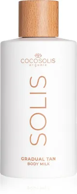 Молочко-автозагар для тела COCOSOLIS SOLIS Gradual Tan Body Milk постепенного действия, увлажняющее, 200 мл z zapachem Caramel Latte