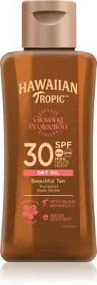 Масло сухое для загара Hawaiian Tropic Glowing Protection Dry Oil водостойкое, с защитой от UVA и UVB, 75 мл SPF 30