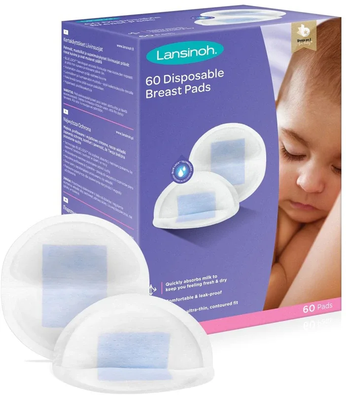 Одноразовые прокладки для груди Lansinoh Breastfeeding Disposable Breast Pads ультратонкие, 24 шт