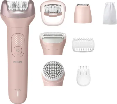 Эпилятор Philips 9000 BRE719/00 для сухого и влажного использования, с аксессуарами в комплекте, 1 шт