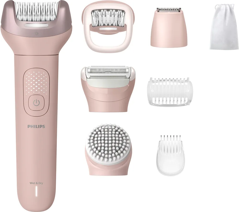 Эпилятор Philips 9000 BRE719/00 для сухого и влажного использования, с аксессуарами в комплекте, 1 шт