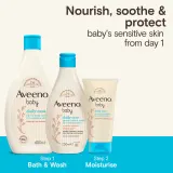 Гель для мытья Aveeno Baby Daily Care детский, с экстрактом овса и ромашки, 400 мл — фото 4