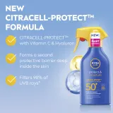 Спрей NIVEA SUN Protect Moisture солнцезащитный, SPF 50, водостойкий, 250 мл — фото 3