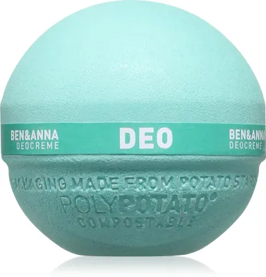 BEN&ANNA Green Balance - Дезодорант BEN ANNA Green Balance кремовый, для всех типов кожи, 40 г, 40 г