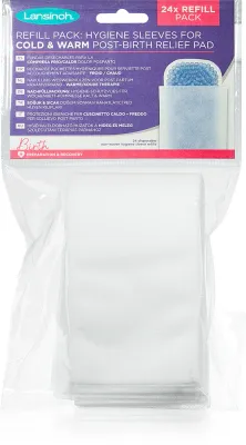 Одноразовые чехлы Lansinoh Cold Warm Refill Pack для послеродовой вкладки, 24 шт